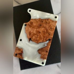 Hand made card holder brand new